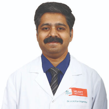 Dr. Karthigesan A M, Cardiologist in teynampet west chennai